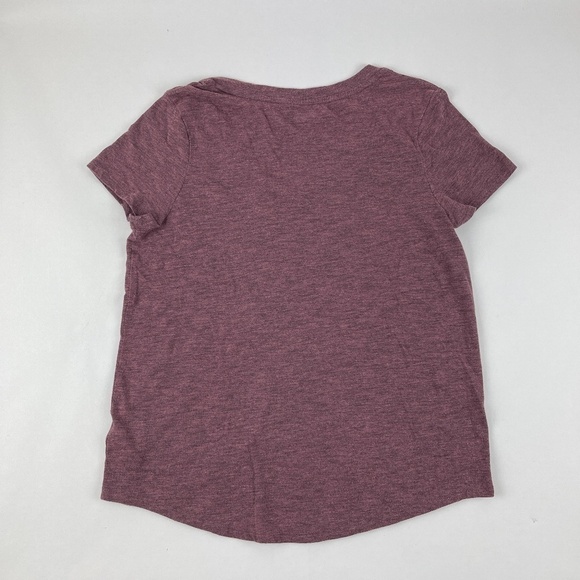 Mossimo Womens Graphic Tee Pink Vneck Medium - Picture 6 of 7